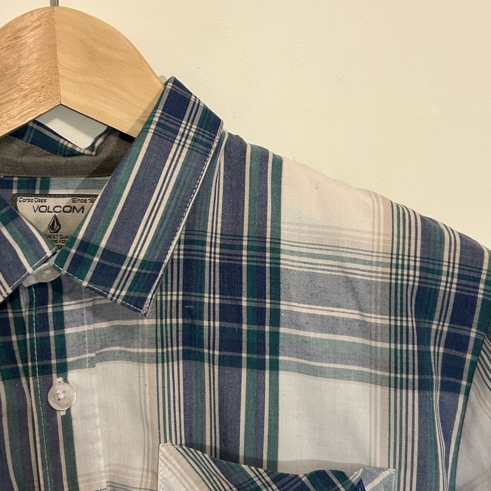 Plaid Button-Up (Volcom) - Picture 3 of 5